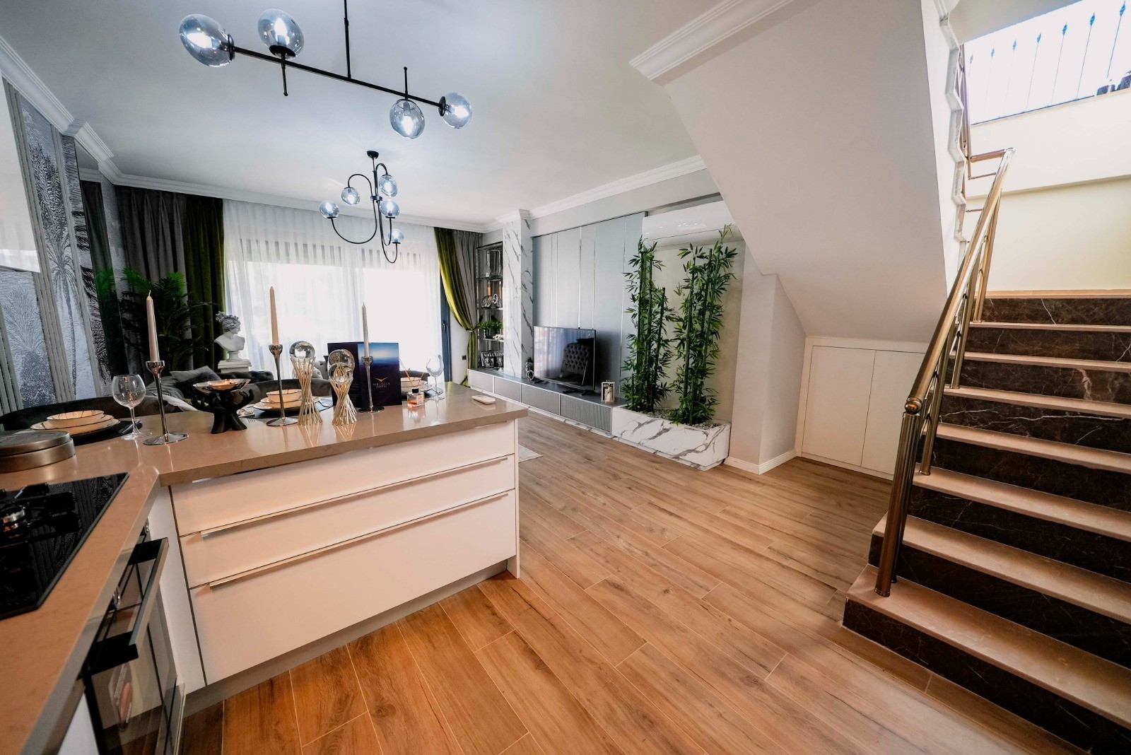Beachfront Brand New 4 Bed 3 Bath Villas in Kusadasi Long Beach for Sale Prime Location