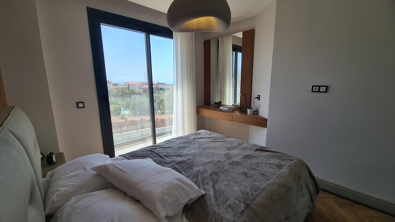 Brand New Detached Villa with sea view private sauna turkish bath and cinema room in Kusadasi