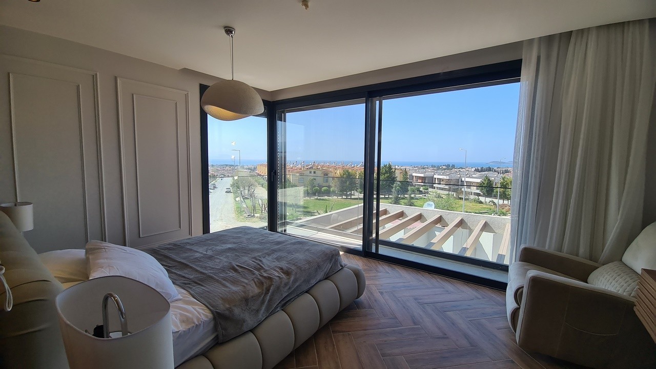 Brand New Detached Villa with sea view private sauna turkish bath and cinema room in Kusadasi