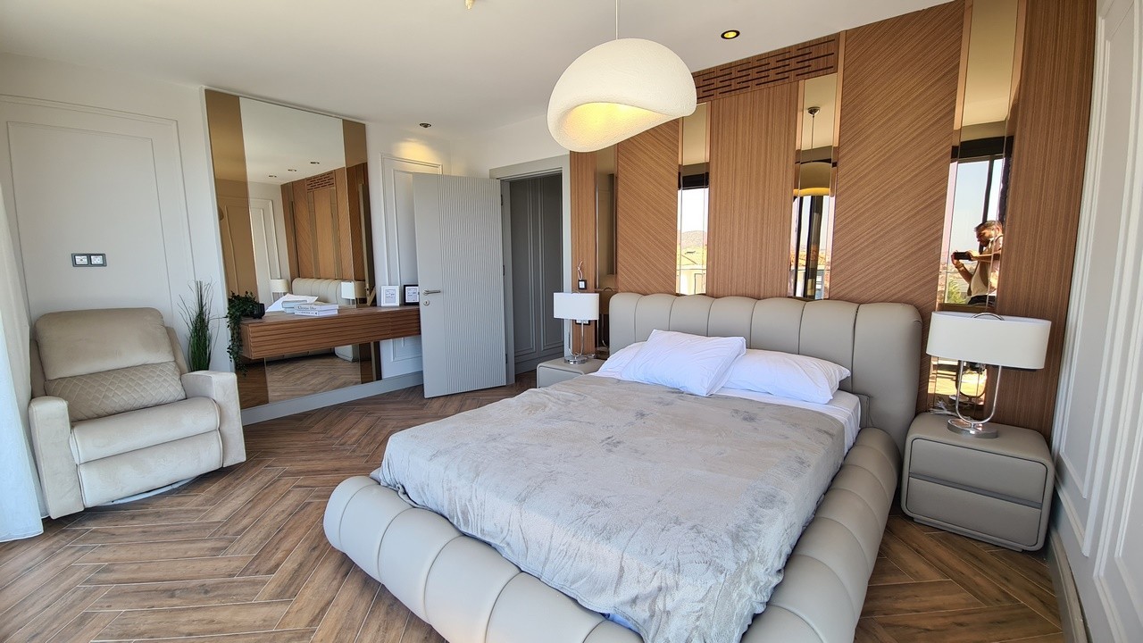 Brand New Detached Villa with sea view private sauna turkish bath and cinema room in Kusadasi