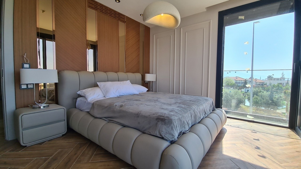 Brand New Detached Villa with sea view private sauna turkish bath and cinema room in Kusadasi