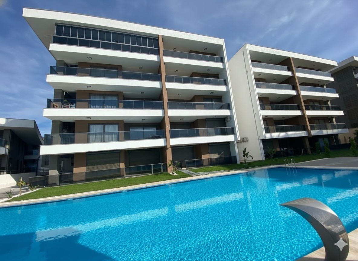 Appartement 1+1 abordable avec vue sur la mer – excellente opportunité