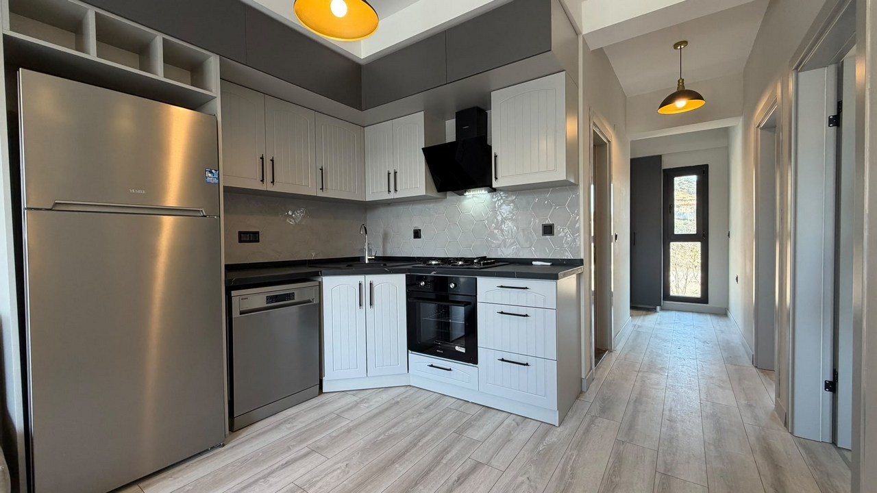 COUNTRY STYLE DESIGNED 2+1 APARTMENT WITH POOL VIEW IN KUŞADASI