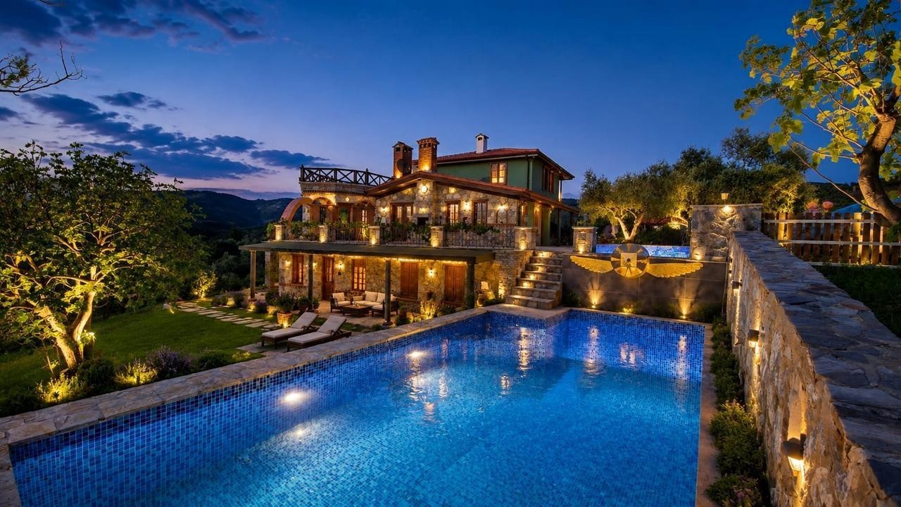 Extraordinary Stone Farm Estate in Şirince – 10,000 m² Private Land | Boutique Hotel License | Exceptional Investment Opportunity
