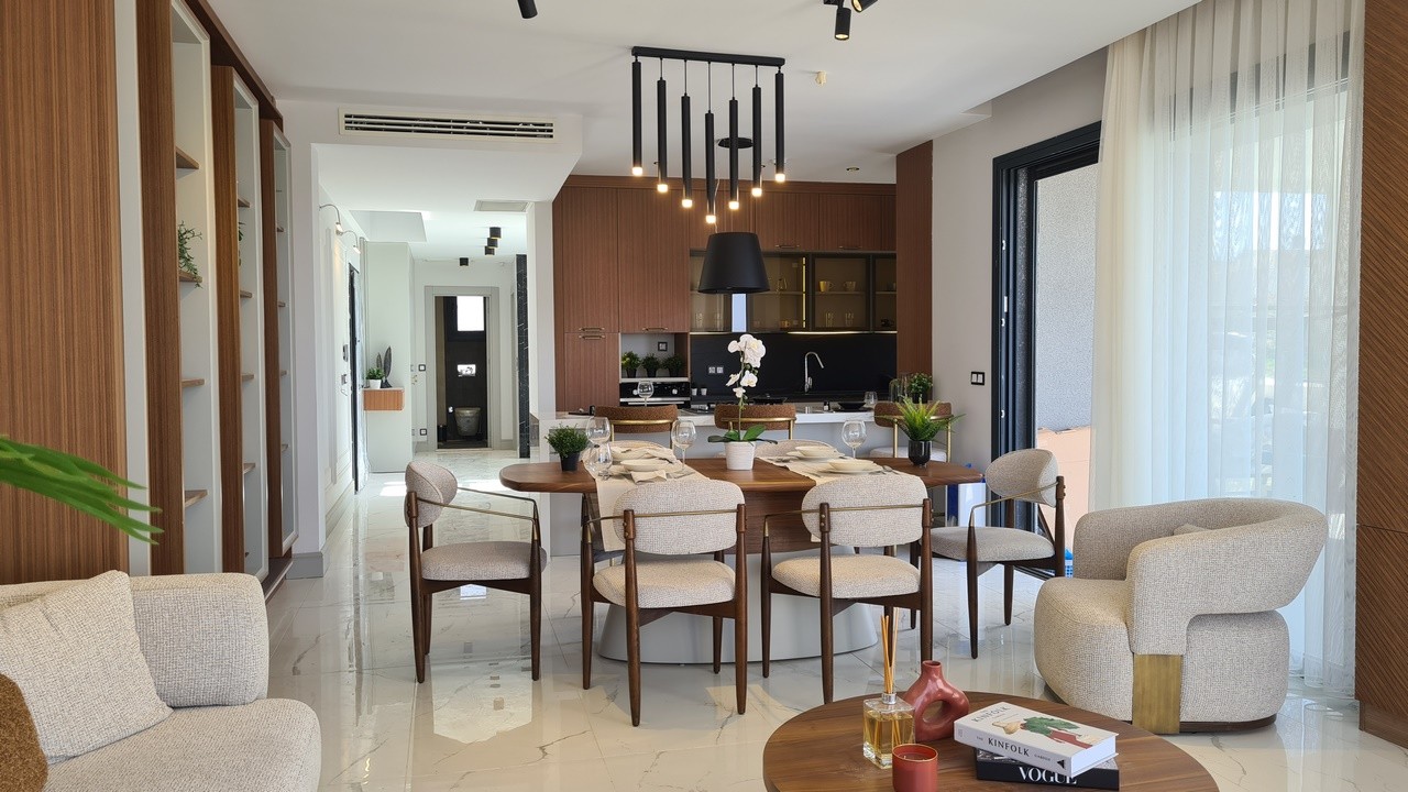 Brand New Detached Villa with sea view private sauna turkish bath and cinema room in Kusadasi
