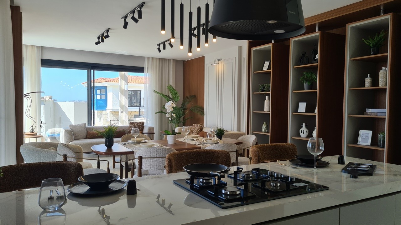 Brand New Detached Villa with sea view private sauna turkish bath and cinema room in Kusadasi