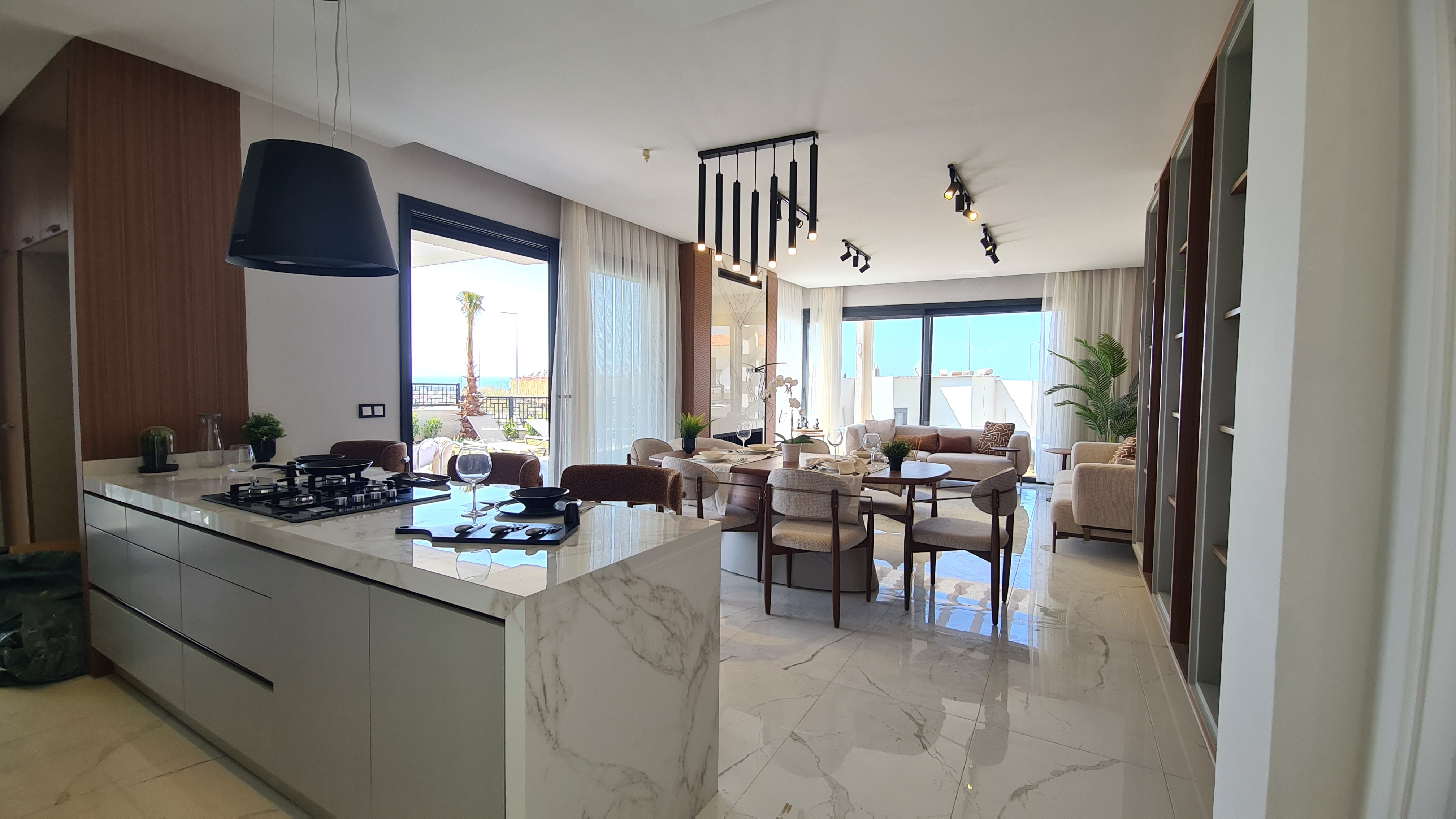 Brand New Detached Villa with sea view private sauna turkish bath and cinema room in Kusadasi