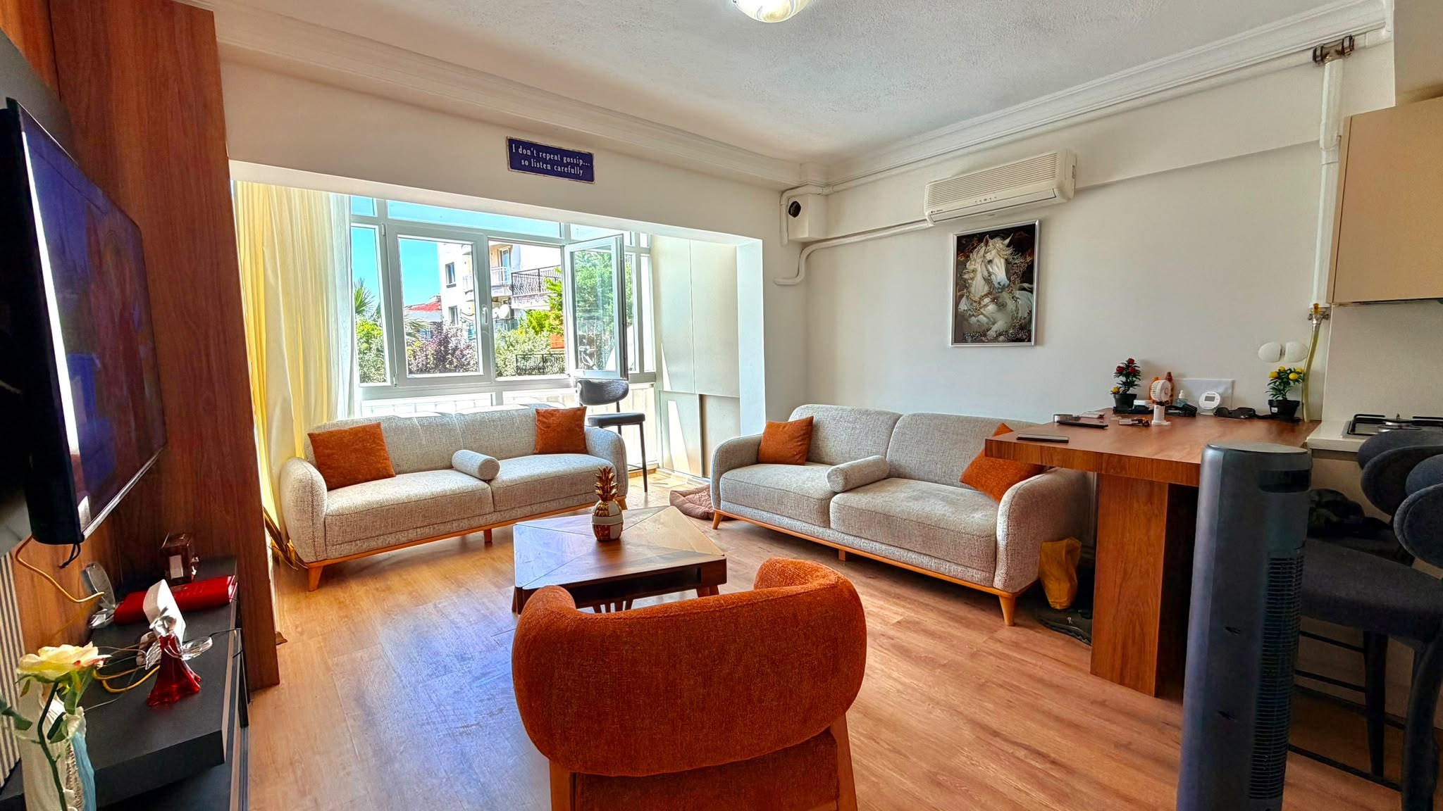 RENOVATED 1-BEDROOM APARTMENT WITH SHARED POOL IN KUŞADASI MARINA