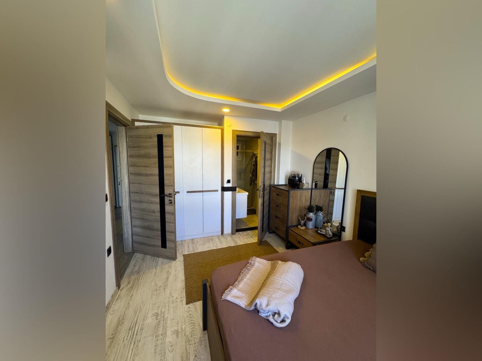 Modern Comfort & Award-Winning Design – 1 Bedroom 2 Bathrooms Gem in Prime Location in Kusadasi !