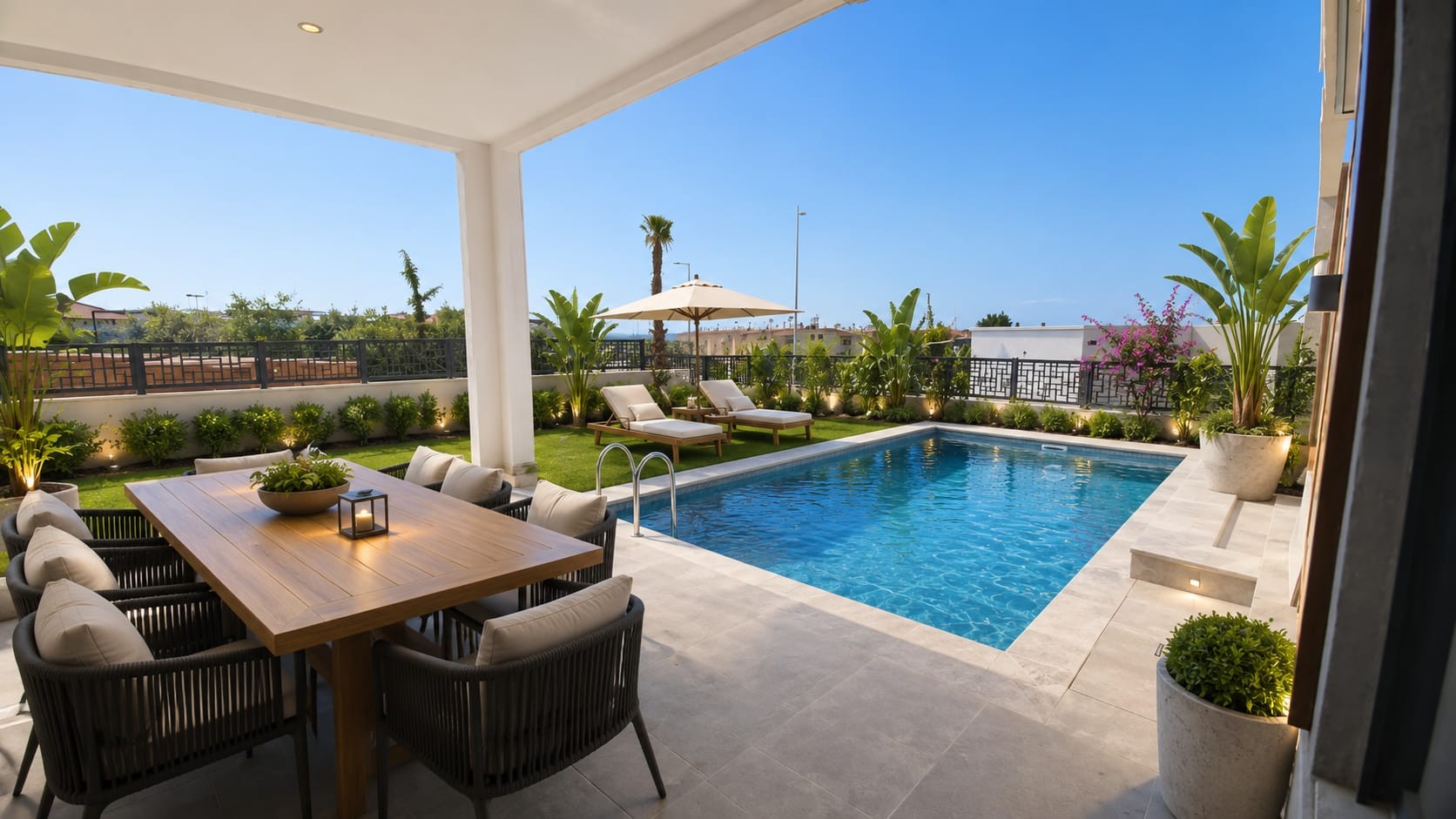 Brand New Detached Villa with sea view private sauna turkish bath and cinema room in Kusadasi
