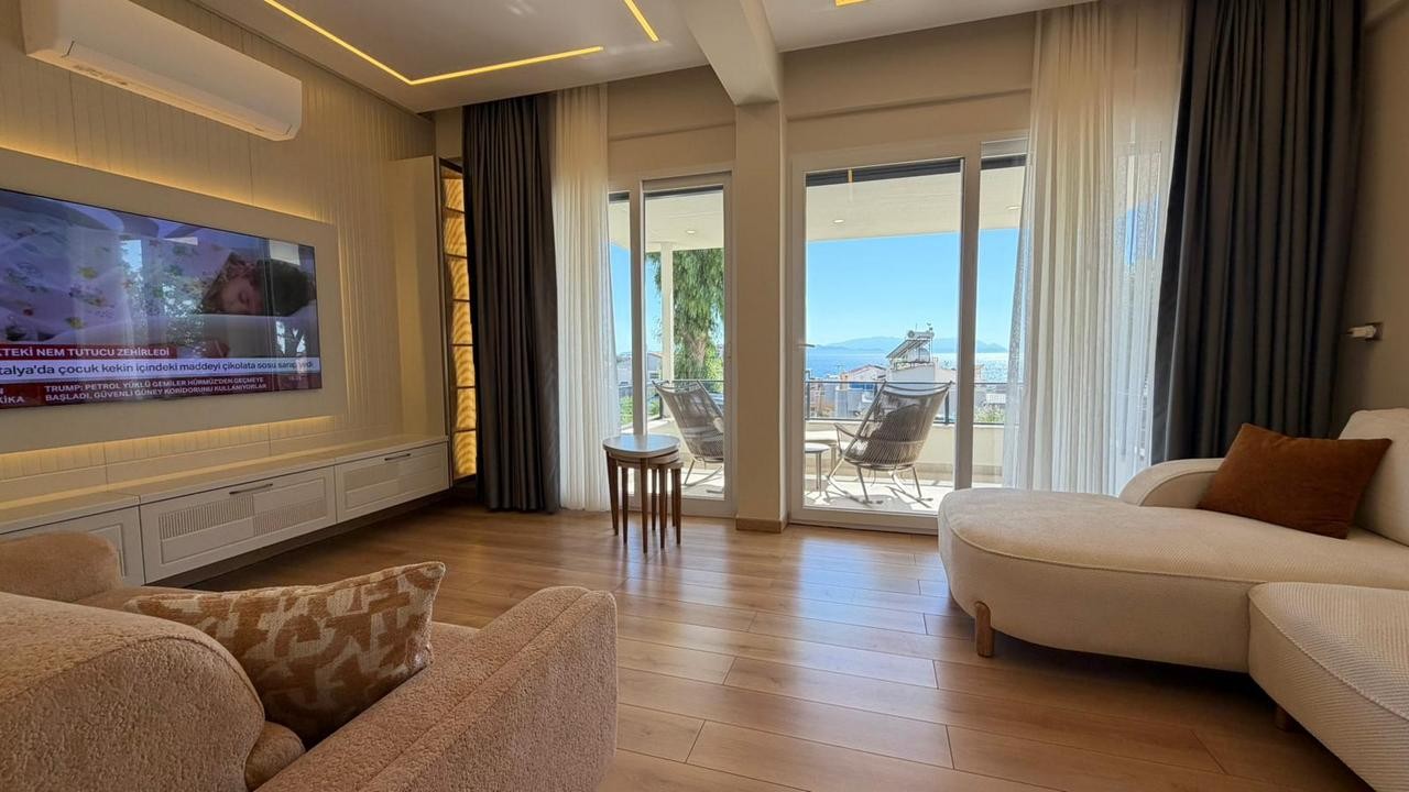 Luxury Renovated Sea View Villa for Sale in Ladies Beach, Kuşadası
