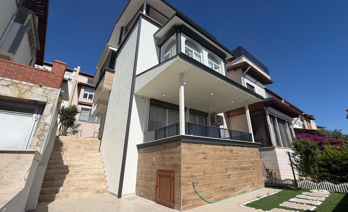 Luxury Renovated Sea View Villa for Sale in Ladies Beach, Kuşadası