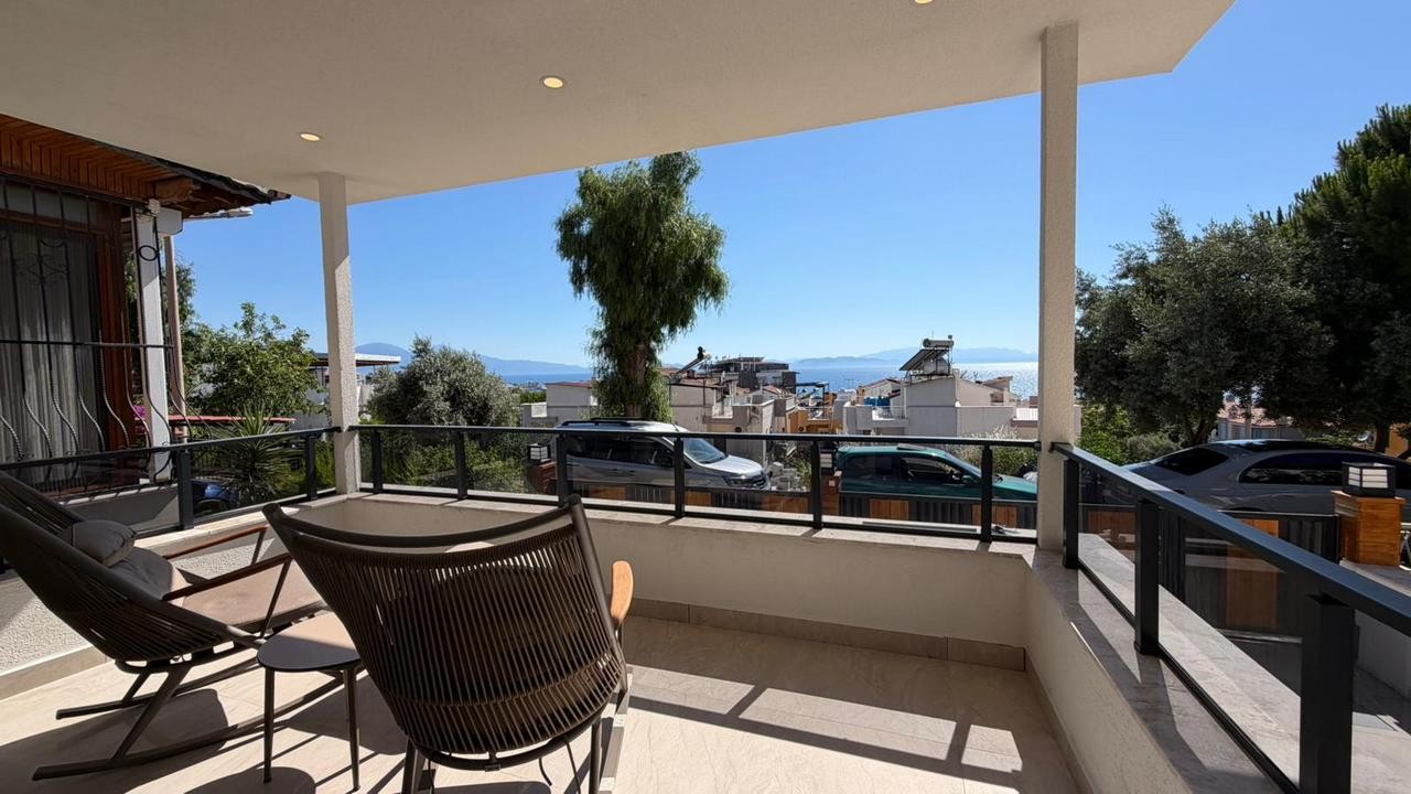 Luxury Renovated Sea View Villa for Sale in Ladies Beach, Kuşadası