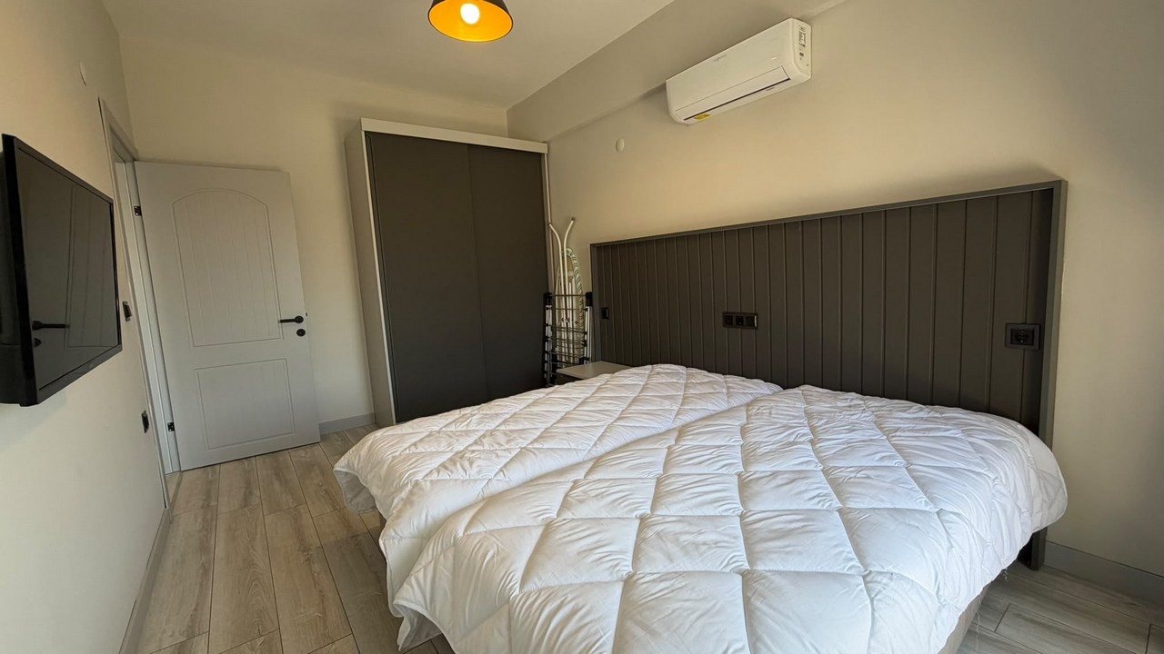 COUNTRY STYLE DESIGNED 2+1 APARTMENT WITH POOL VIEW IN KUŞADASI