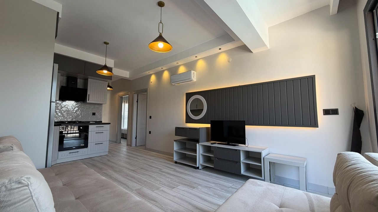 COUNTRY STYLE DESIGNED 2+1 APARTMENT WITH POOL VIEW IN KUŞADASI