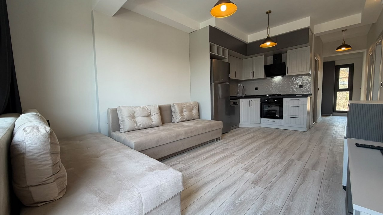 COUNTRY STYLE DESIGNED 2+1 APARTMENT WITH POOL VIEW IN KUŞADASI