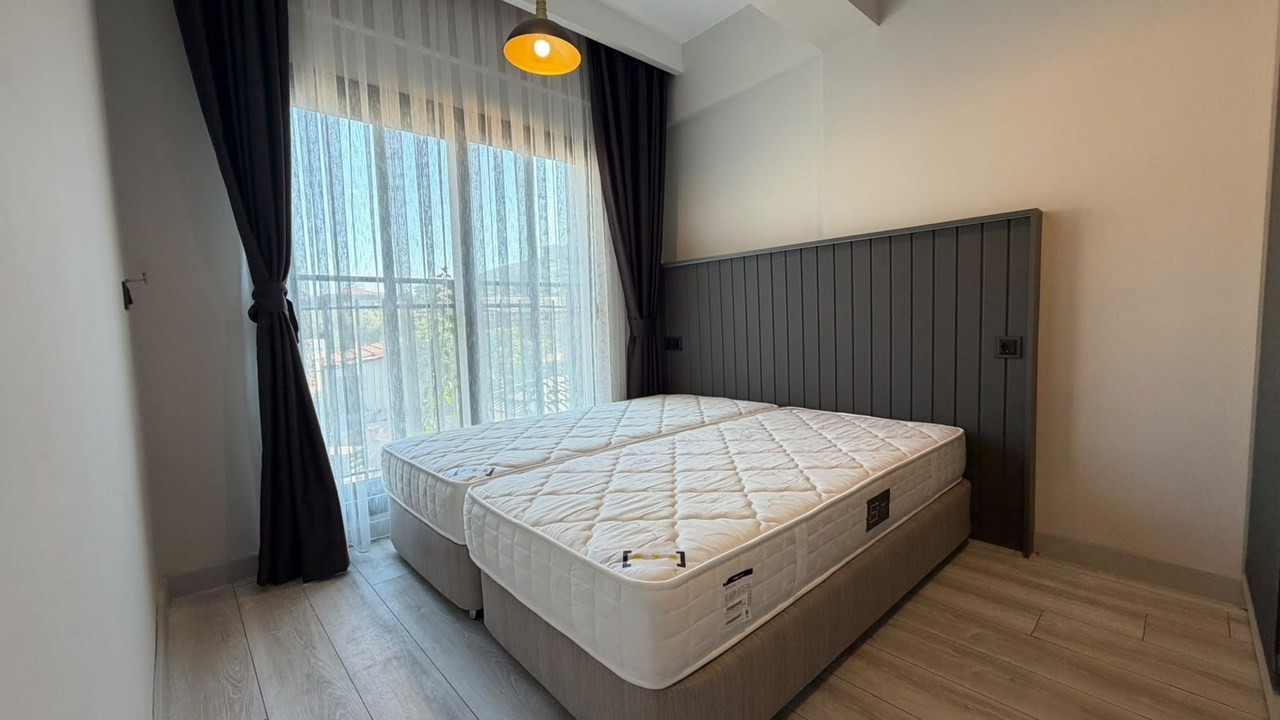 COUNTRY STYLE DESIGNED 2+1 APARTMENT WITH POOL VIEW IN KUŞADASI